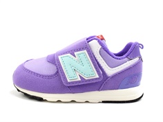 New Balance violet crush/bright cyan sneaker